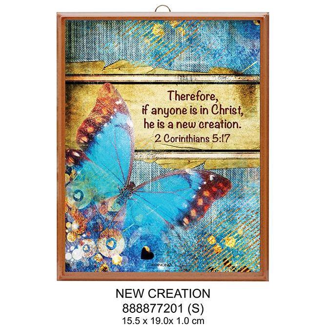 Kinjana09 - Hiasan Dinding Plakat Kayu Mini Timeless 3 Quotes English Dekorasi