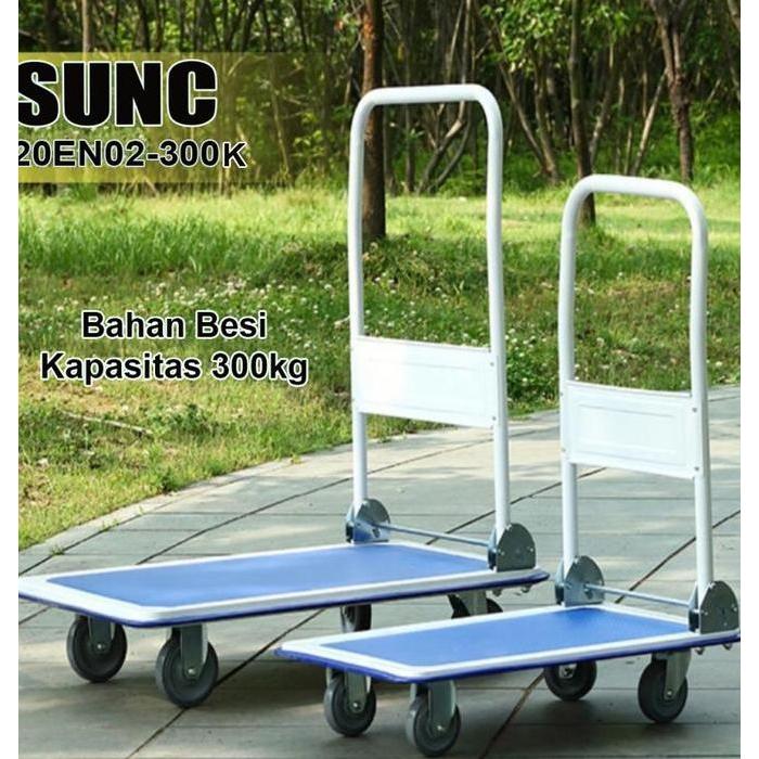 Trolley Lipat / Trolly / Troli Barang / Troli Besi 300Kg Roda Karet