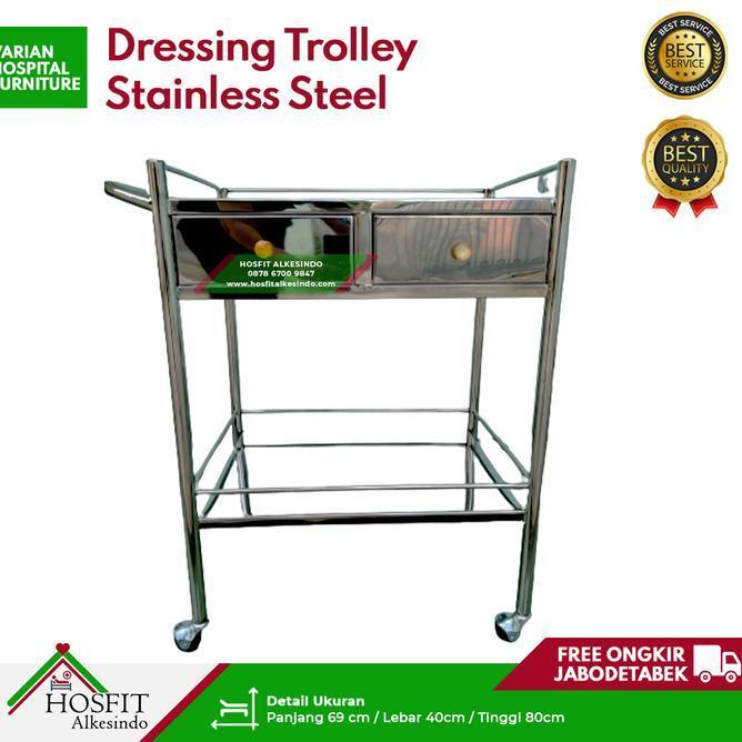 Dressing Trolley - Dressing Troli Dengan 2 Laci
