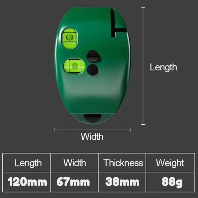 Laser Level 90 Derajat Siku Infrared Horizontal Vertical Projection Laser Line Alat Ukur Siku Keluru