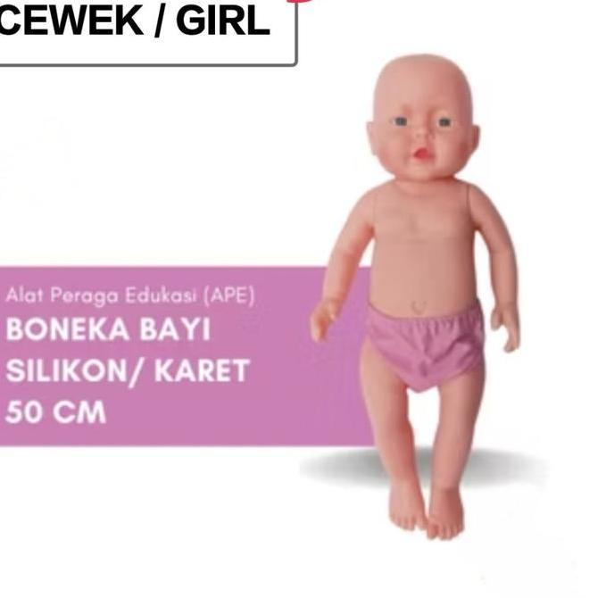 Senengmora - Boneka Edukasi Kelamin Bayi Boneka Gender Laki/Perempuan Full Karet