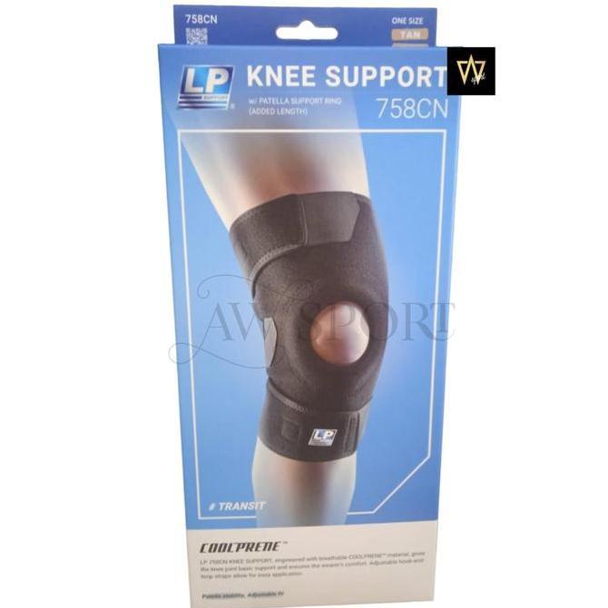 BEBAS ONGKIR - knee LP support open patella 758 / knee Lp 758