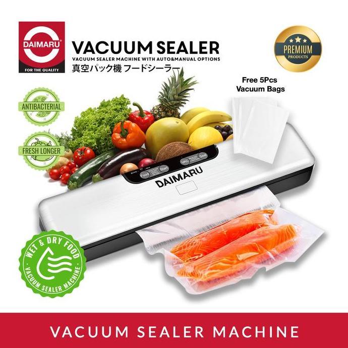 Daimaru Vacuum Sealer Mesin Vakum Makanan Premium Manual Automatic CO