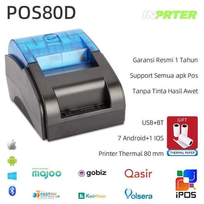 Terlaris Printer Thermal 80Mm Dukungan Pos Kasir Nota Ppob Alamat Label Printer Thermal Dukungan And