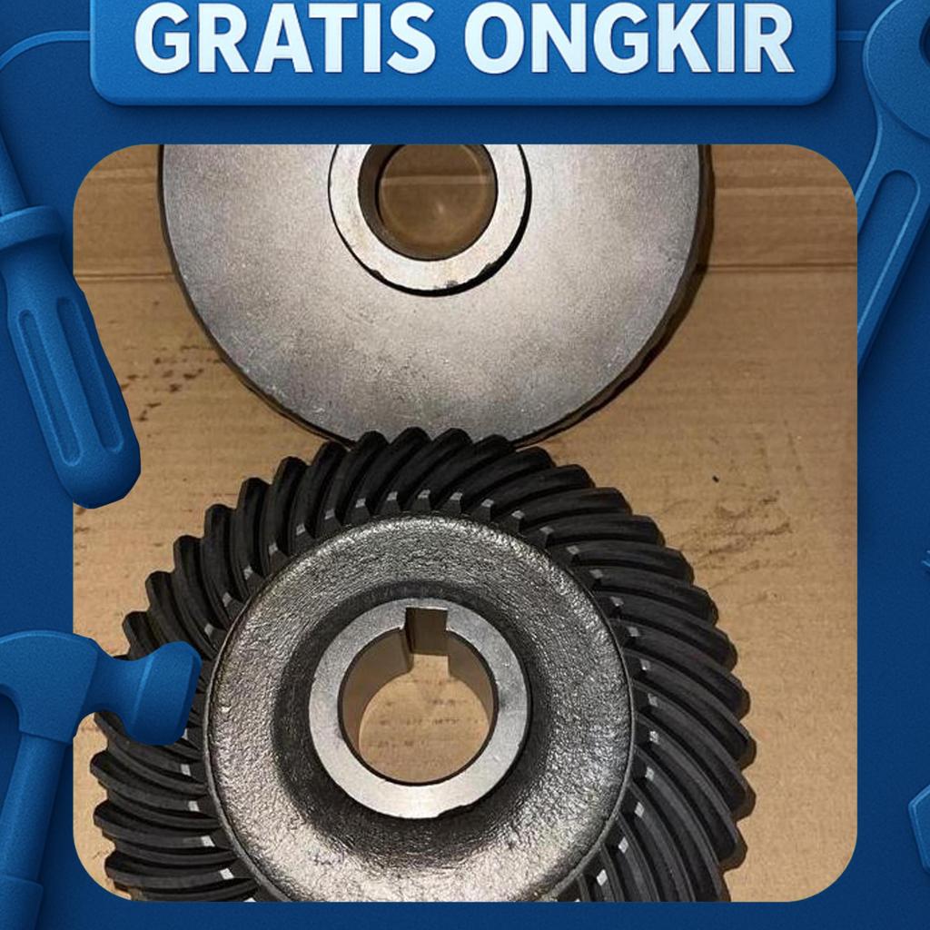 Gigi Gearbox Bevel Samping- Untuk Gearbox Actec,Nanrong Dll