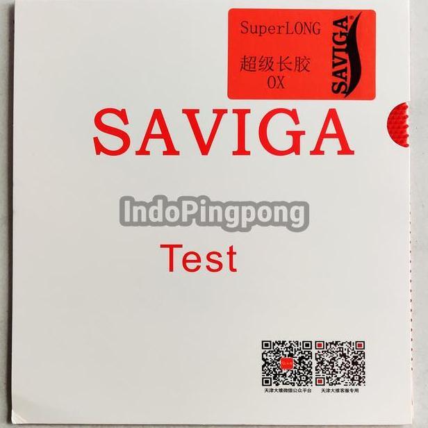 HARGA DISC - Dawei Saviga Test Super Long OX - King of Long Pips Bintik Bertahan