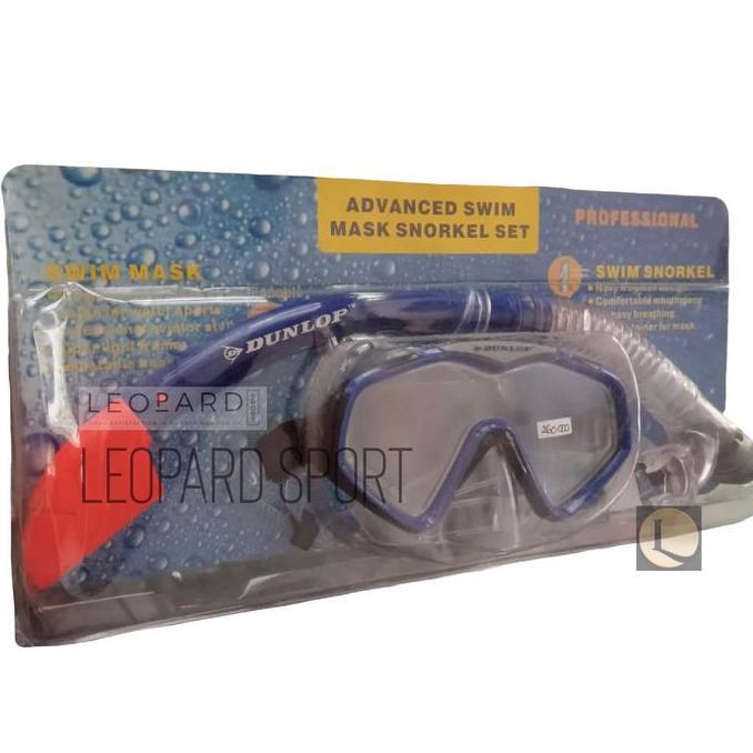 Mask Snorkel Set Dunlop/ Snorkeling Set / Masker Snorkel Dunlop