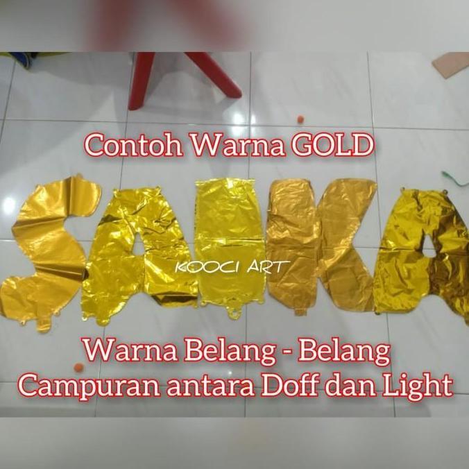 New- Balon huruf / balon foil huruf / balon nama / balon huruf murah