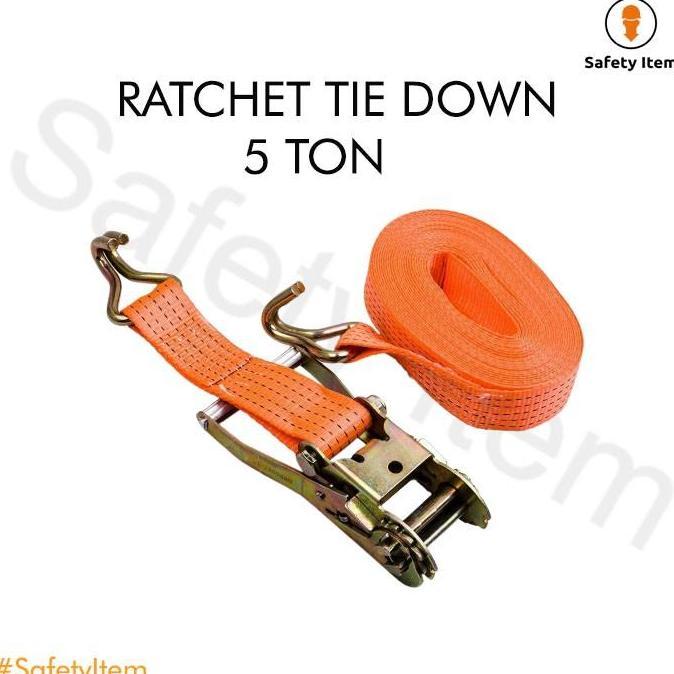 HARGA DISC - Ratchet Tie Down 5 Ton 10M