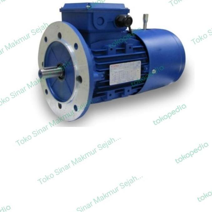 Motor Brake Yuema Ybd 0,75 Hp 0,55 Kw Rpm 4 Pole 1450 Rpm Model Flange  Sale