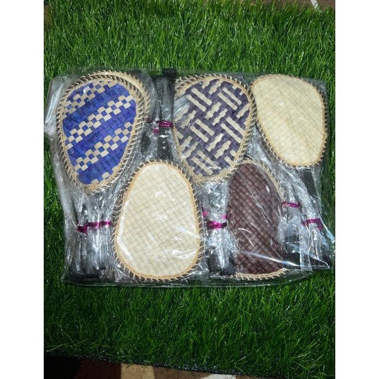 Souvenir Pernikahan Kipas Pandan Dikemas Plastik Sovenir Nikah Kipas Pandan Isi 50 Pcs Unik Souvenir
