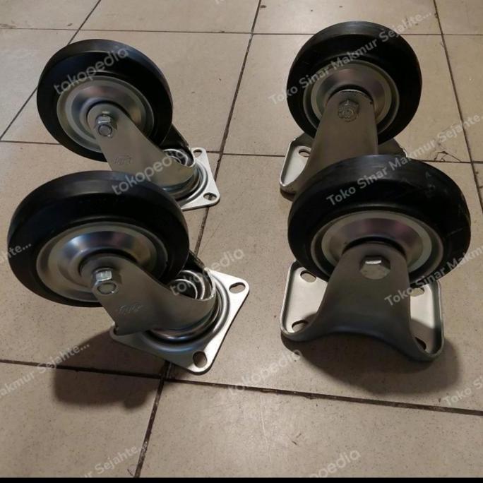 Roda Karet Edly 6" Putar Diam Isi 4  Sale