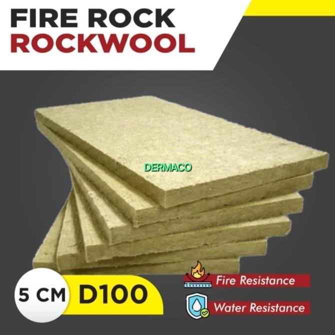 TERBARU ROCKWOOL D100 KG 5CM FIRE ROCK / BUSA PEREDAM SUARA ROCKWOOL FIRE ROCK / PEREDAM SUARA BISA 