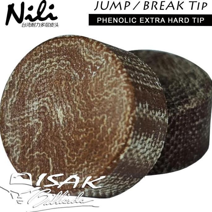 Nili Phenolic Jump Break Tip - Hard JB Cue Tips Loncat Billiard Stick Terlaris