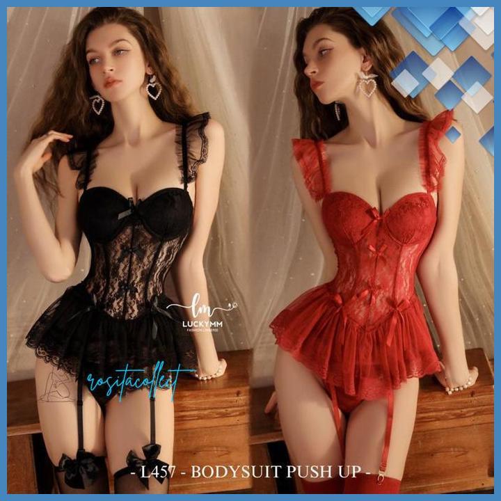 SEXY LINGERIE BODYSUITS / BODYSUIT KORSET WANITA SEXY LINGERIE WANITA / LINGERIE KORSET / BAJU DINAS