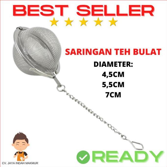 yang dicari] Saringan Teh Bulat Bola Stainless | Tea Infuser Bola Tea Infuser Ball