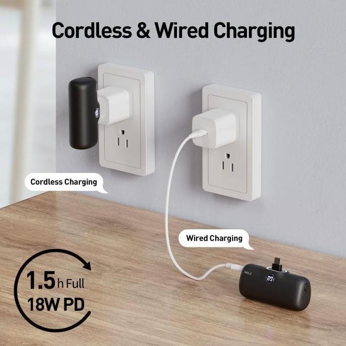 Iwalk Dbl5000Pc Linkpod Powerbank 4800Mah 18W Pd Built-In Usb Type-C