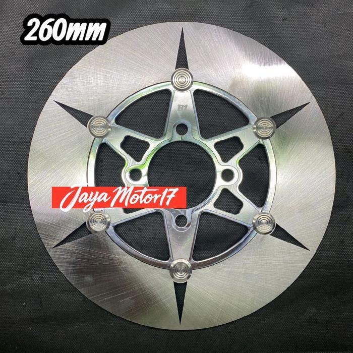 Disc 8.1 Racing Parts 6164-N221 Universal 220Mm Dan 260Mm Cnc Floting Kancing Stanless Spin Breket M