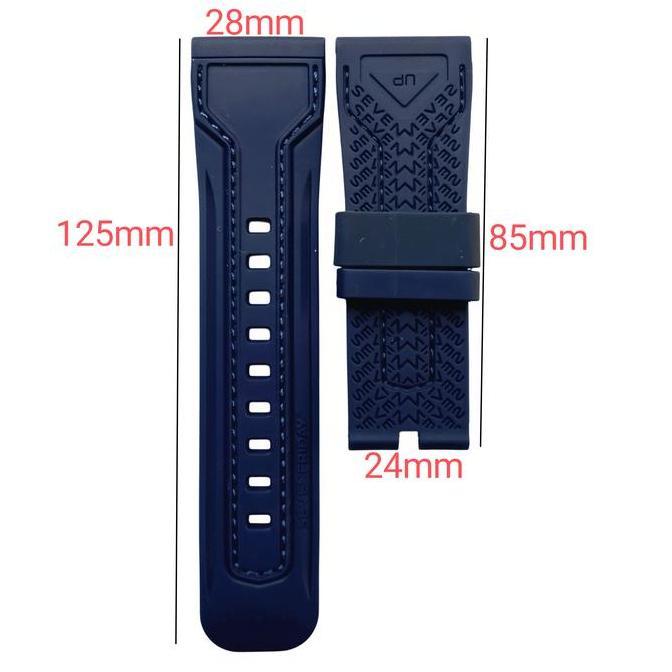 PRASMINAH99  - SEVEN FRIDAY SF28 RUBBER WATCH STRAP 28MM TALI JAM