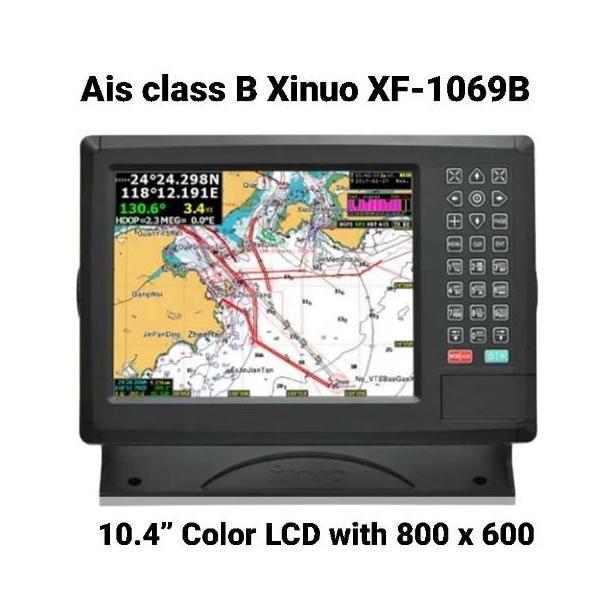 TERBARU Ais class B Xinuo XF-1069B 10,4" garansi 1th 10.4inch gps ais marine include anthena vf HOT 