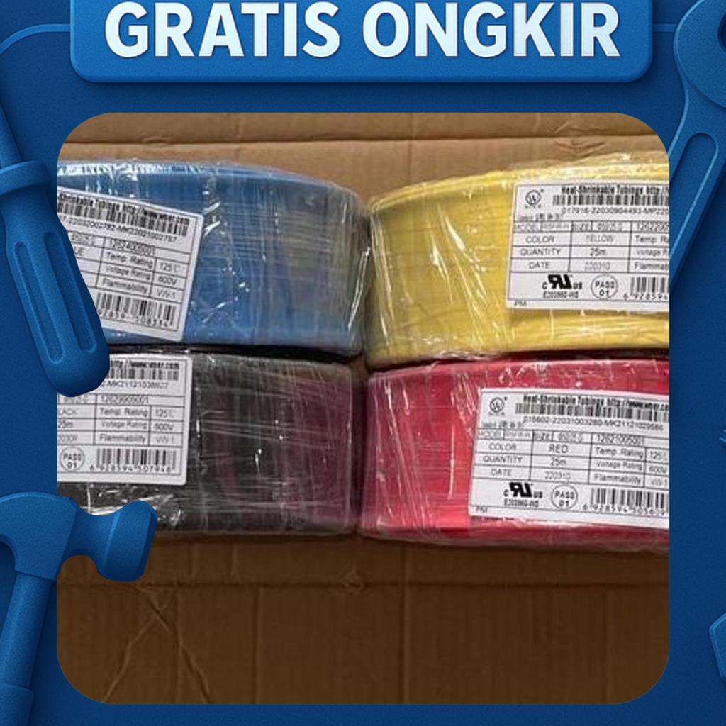 Woer 80Mm Heat Shrink Selongsong Isolasi Kabel 80 Mm Heatshrink Bakar