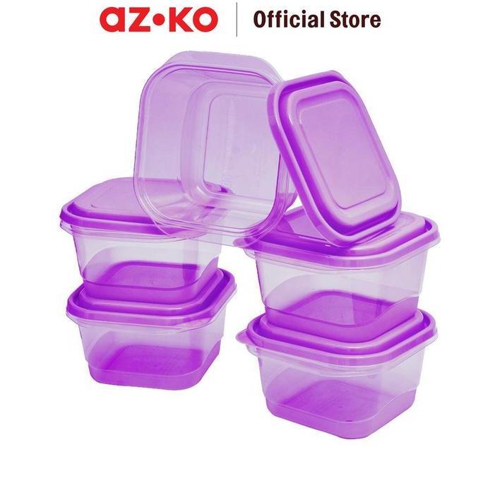 Kris 1 Ltr Set 5 Pcs Milly Wadah Makanan - Ungu Lavender