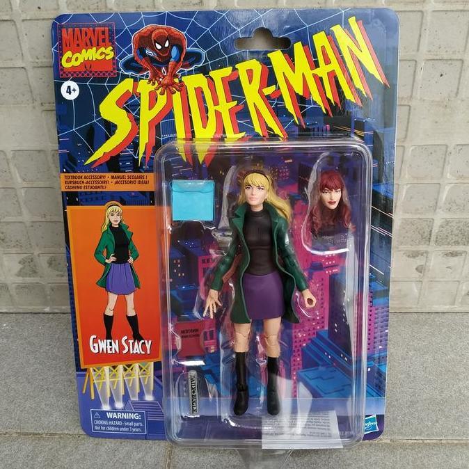 Hasbro Marvel Legends Retro Gwen Stacy Spiderman Spider-Man