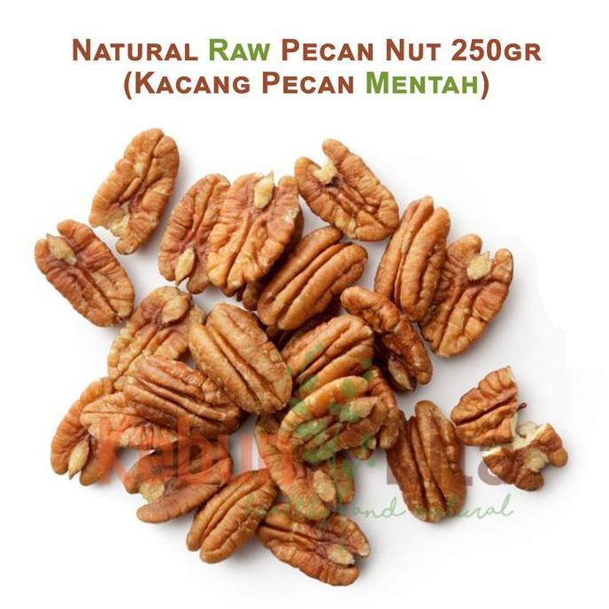 Raw Pecan Nuts / Kacang Pecan Mentah 250Gr