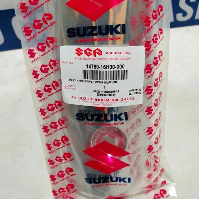 cover tameng croom pelindung panas knalpot shogun  125 fl rr robot ori sgp 14780-16H00 Terlaris