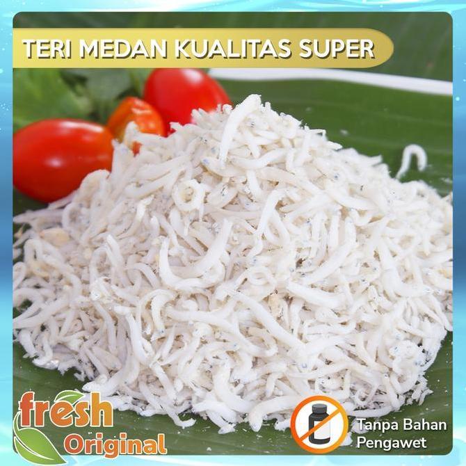 Teri Medan / Ikan Asin Teri Medan Asli 1 Kg