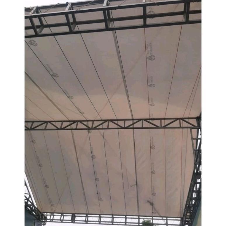 Promo Cod Grosir  Terpal Korea A20 Putih White Meteran Ukuran Custom Bebas Untuk Tenda Terop Tutup T