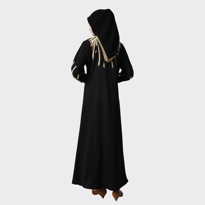 Grosir Hikmat A5544 - Velora Tails Gamis Abaya Wanita