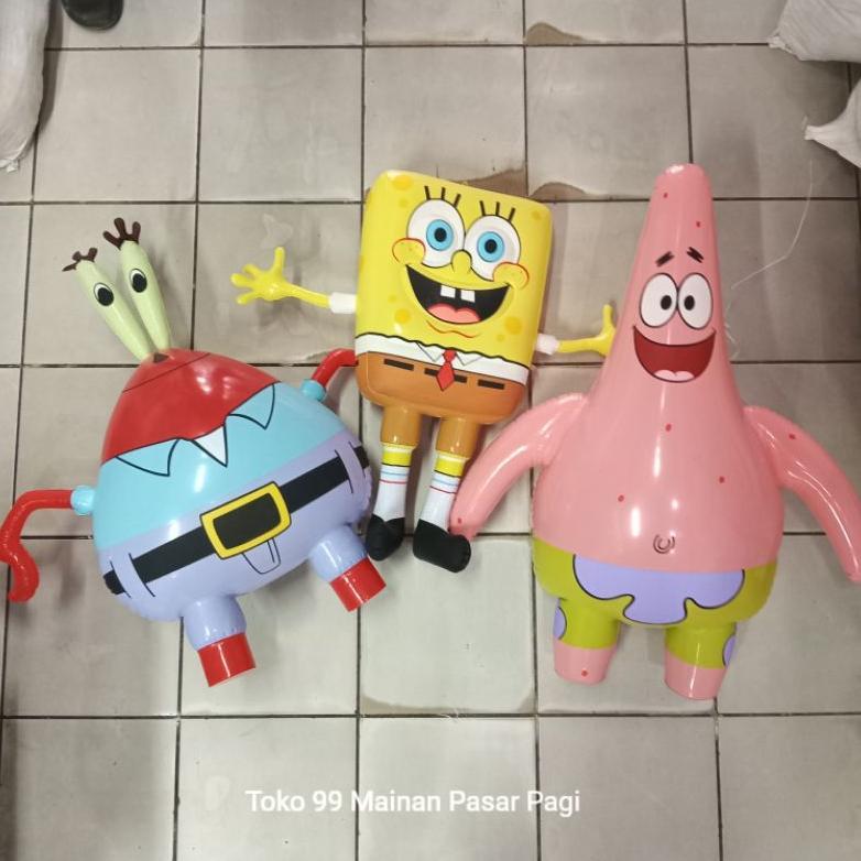 Balon Karakter Spongebob Mr. Crab Patrick Ukuran Besar