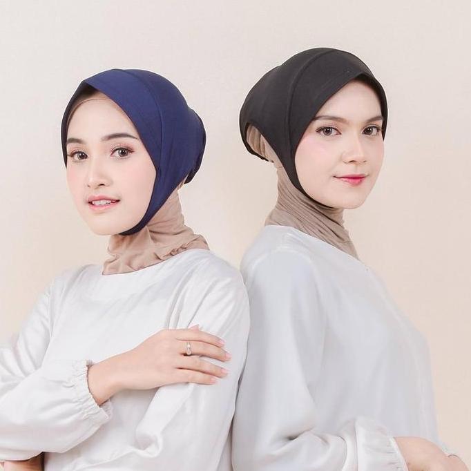 New- PUSSAT Naura Inner Ciput Topi Jersey Premium Anti Tembem Ciput Pet Antem Ciput Marsha Inner Mar