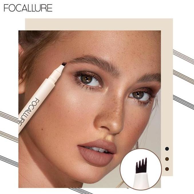 cibulukumba111 - focallure pensil alis 4 fork - eyebrow pencil original