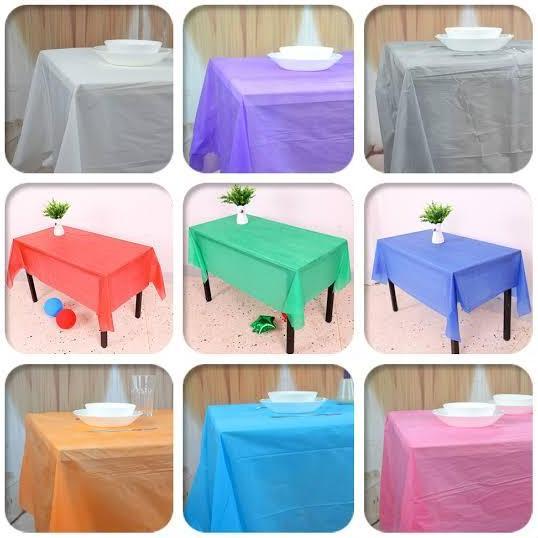 (Allthebest) Taplak Meja Polos Taplak Meja Plastik Warna