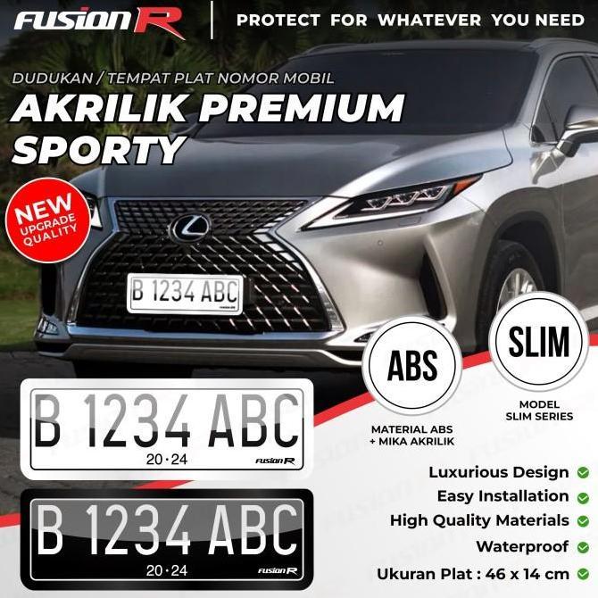 DUDUKAN PLAT MOBIL / TEMPAT PLAT AKRILIK / TATAKAN PLAT AKRILIK MIKA