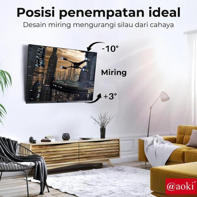 Dindaseller6 - Aoki Bracket Tv Full Motion 19-65 Inch Smart Led Lcd Tv Original