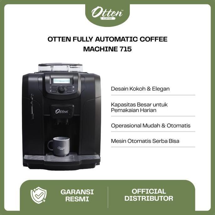 Terlaris Otten 715 - Fully Automatic Coffee Machine - Mesin Kopi Espresso Otomatis