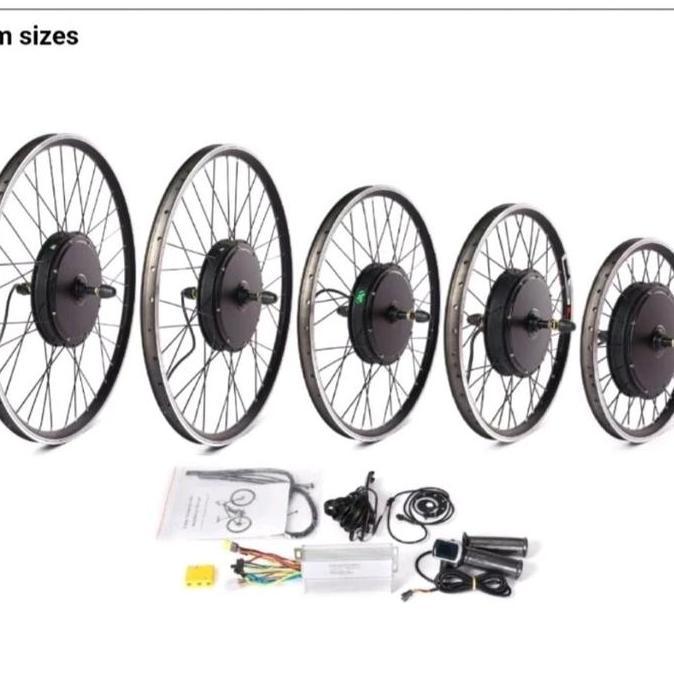 E Bike Set 48V Motor 500watt Konversi Sepeda Listrik eBike Kit Only