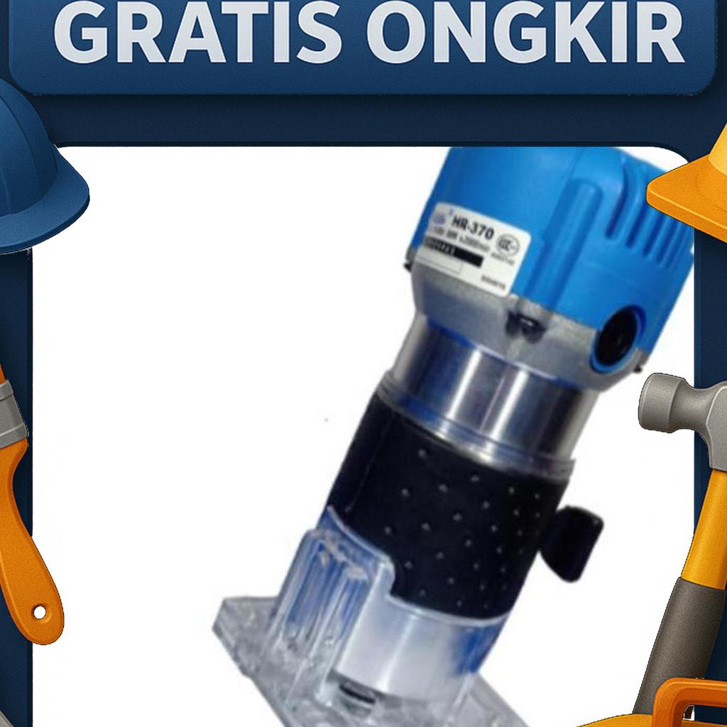 Mesin Profil Hiroki Kayu Mini Router Handle Wood Trimer + Mata Profil