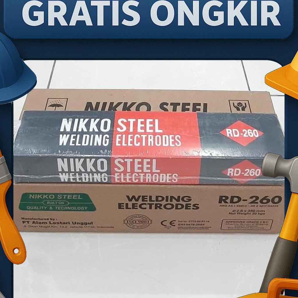 Kawat Las Nikko Rd260 2.6Mm (5Kg)