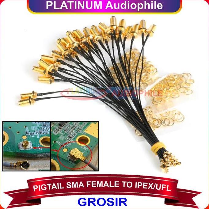 New- Pigtail SMA Female to UFL IPX IPEX Konektor Adapter