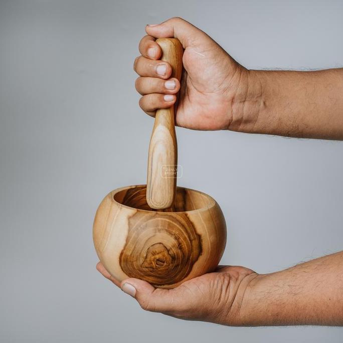 Lumpang Cembung | Lumpang Jamu | Tumbukan Obat |Convex