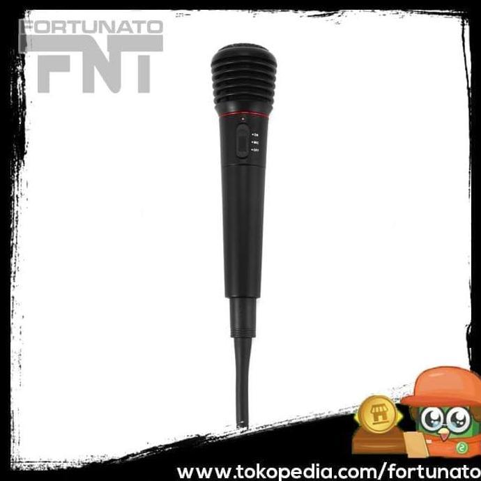 Mikrofon Profesional 2 In 1 Wireless Wired - Wm-308 - Black