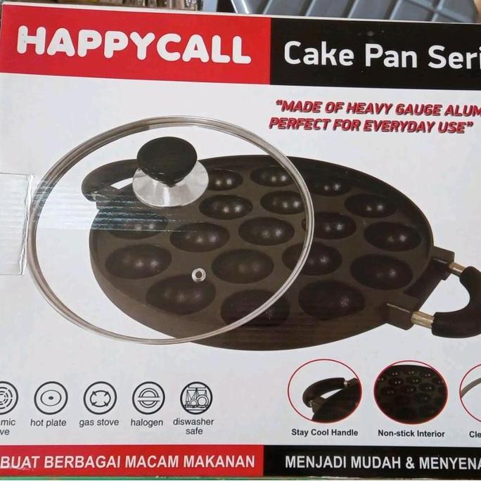 Cetakan Kue Takoyaki / Kue Cubit 19 Lubang HAPPY CALL Original ARG