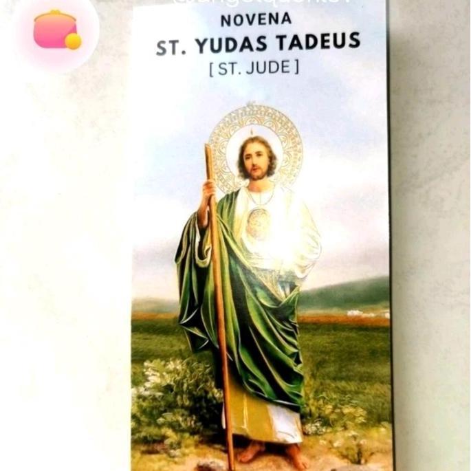 Lembar Novena Santo Yudas Tadeus 81 Lembar (1Set) Hard Cover Novena St Yudas Tadeus