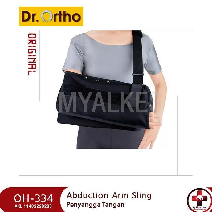 Dr. Ortho Penyangga Lengan Arm Sling Abduction OH-334 untuk Imobilisasi Lengan & Bahu dengan Tali Ba