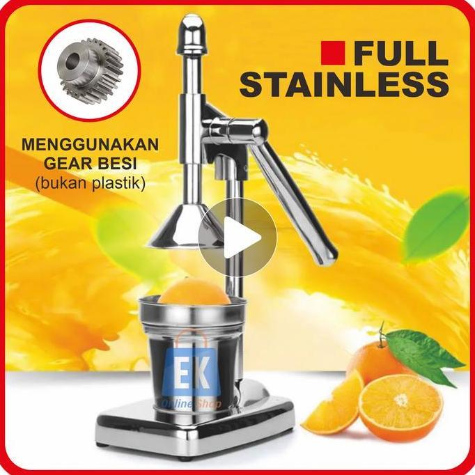 Alat Peras Jeruk Stainless KIMITSU KJM-202 | Alat Peras Jeruk Manual | Alat Peras Jeruk Besar | Alat