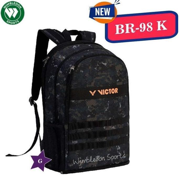 Tas Badminton Backpack Victor BR 98K G / Ransel VIcto BR98K G ORI Terlaris